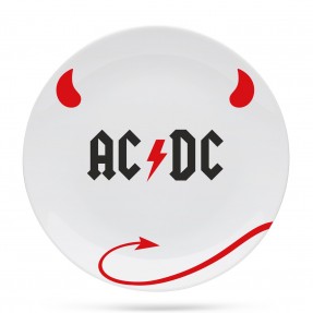 Тарілка “AC/DC”, купити Тарілка “AC/DC”